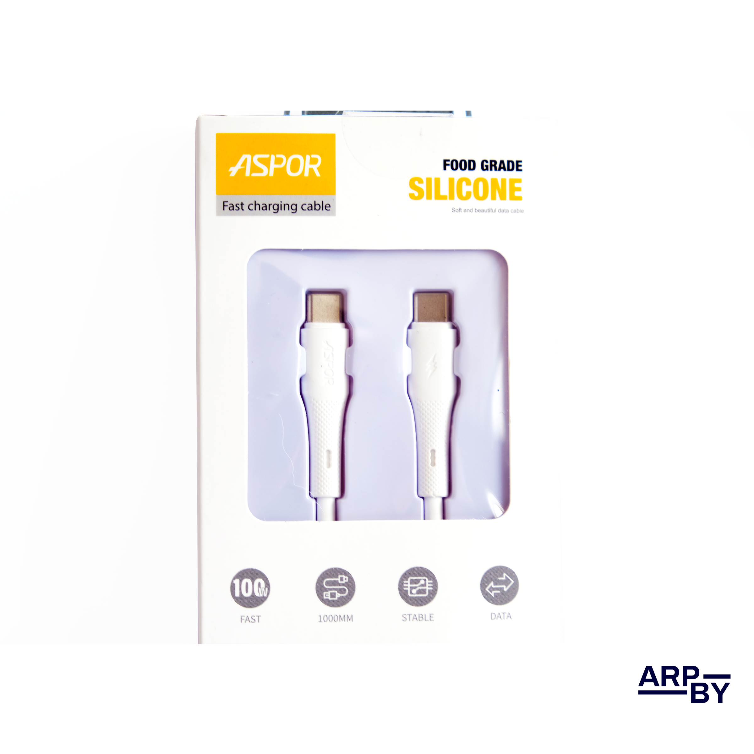 Cabo Ultra Rapido 100W USB-C p USB-C AC31 Branco Cabo Ultra Rapido 100W USB-C p USB-C AC31 Branco
